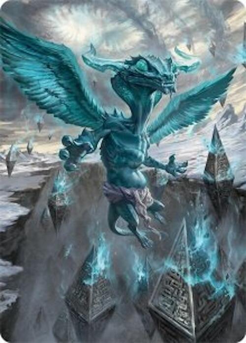 Ugin, Eye of the Storms Art Card (47/54) [Tarkir: Dragonstorm Art Series] | Webway Games