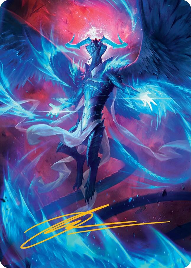 Ugin, Eye of the Storms Art Card (48/54) (Gold-Stamped Signature) [Tarkir: Dragonstorm Art Series] | Webway Games