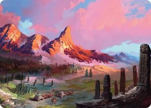 Rugged Highlands Art Card (29/54) [Tarkir: Dragonstorm Art Series] | Webway Games