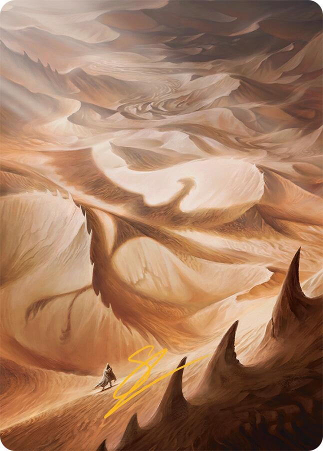 Plains Art Card (30/54) (Gold-Stamped Signature) [Tarkir: Dragonstorm Art Series] | Webway Games