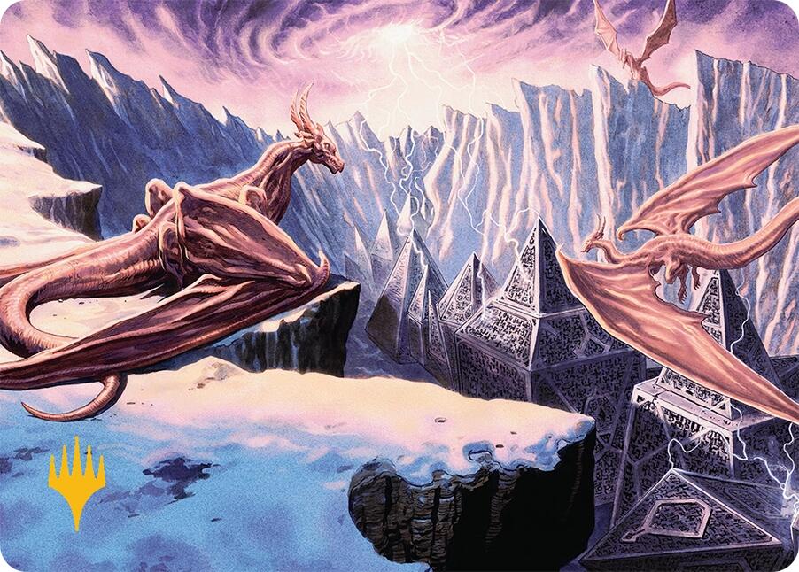 Maelstrom of the Spirit Dragon (42/54) (Gold-Stamped) [Tarkir: Dragonstorm Art Series] | Webway Games