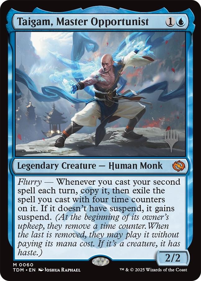 Taigam, Master Opportunist (Promo Pack) [Tarkir: Dragonstorm Promos] | Webway Games