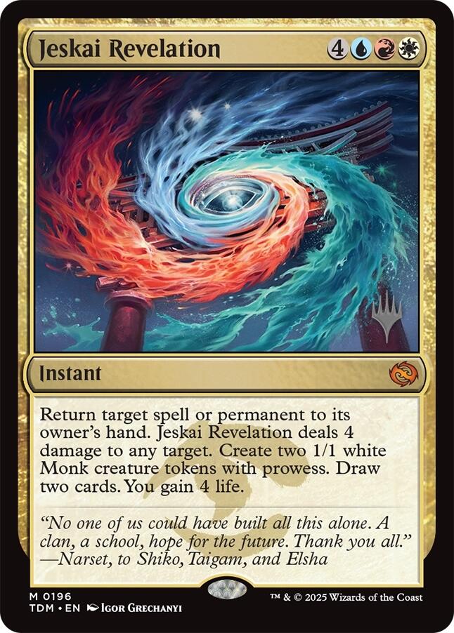 Jeskai Revelation (Promo Pack) [Tarkir: Dragonstorm Promos] | Webway Games