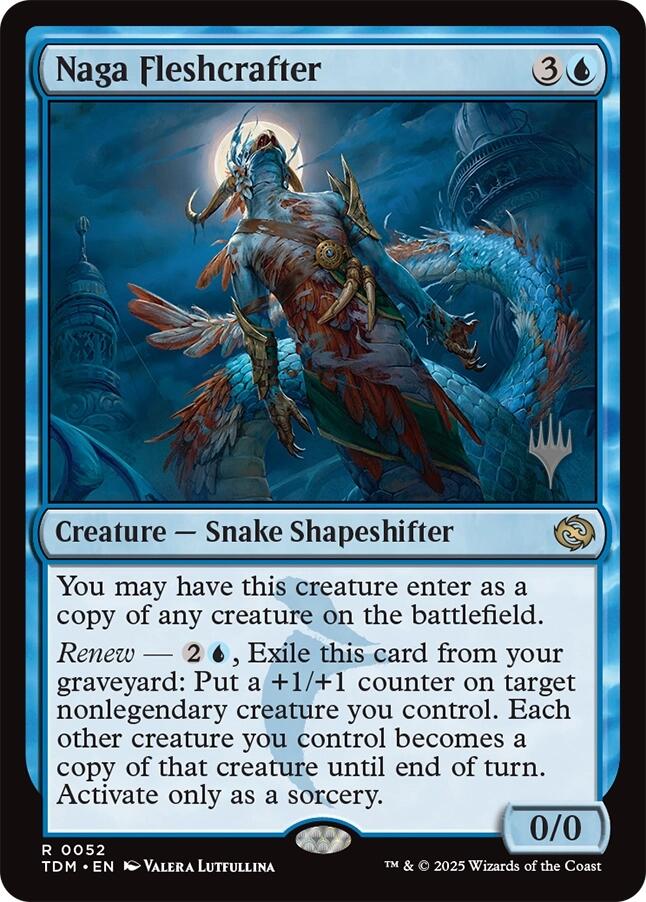 Naga Fleshcrafter (Promo Pack) [Tarkir: Dragonstorm Promos] | Webway Games