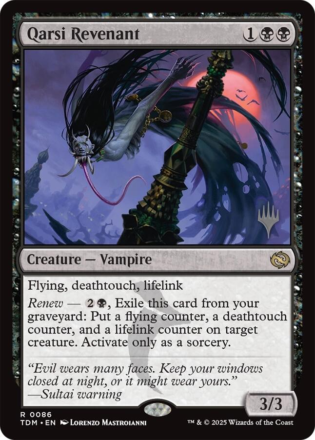 Qarsi Revenant (Promo Pack) [Tarkir: Dragonstorm Promos] | Webway Games