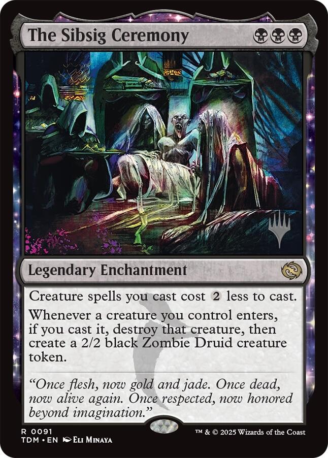 The Sibsig Ceremony (Promo Pack) [Tarkir: Dragonstorm Promos] | Webway Games