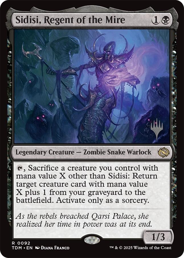 Sidisi, Regent of the Mire (Promo Pack) [Tarkir: Dragonstorm Promos] | Webway Games