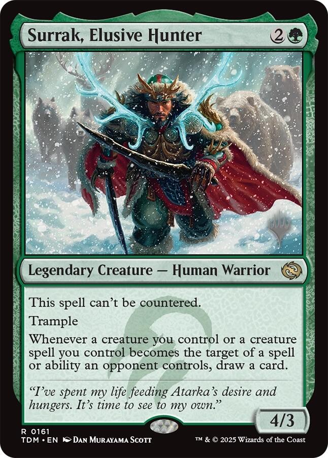 Surrak, Elusive Hunter (Promo Pack) [Tarkir: Dragonstorm Promos] | Webway Games