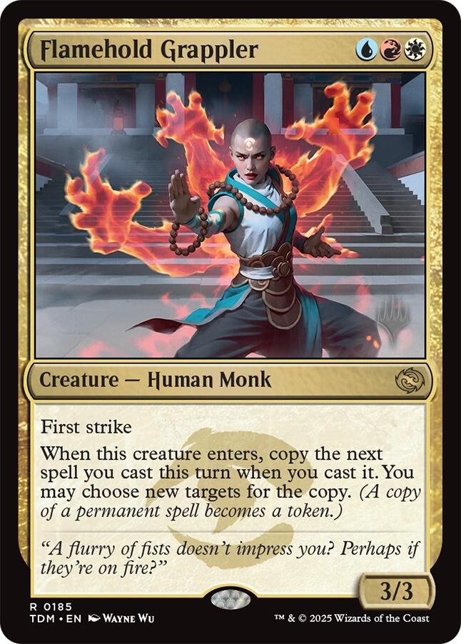 Flamehold Grappler (Promo Pack) [Tarkir: Dragonstorm Promos] | Webway Games