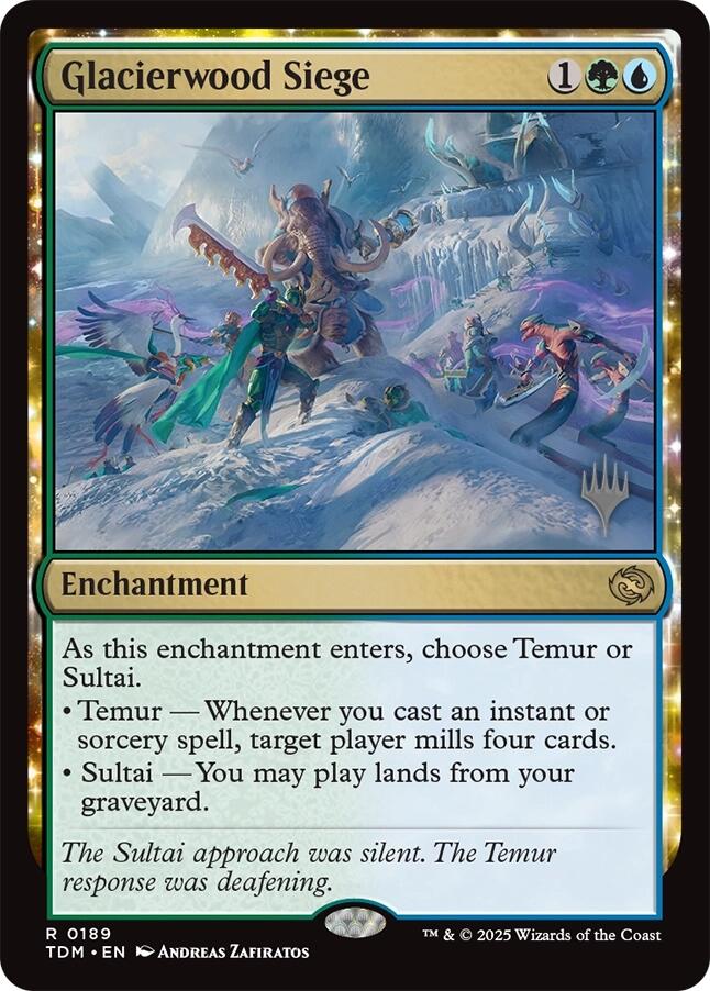 Glacierwood Siege (Promo Pack) [Tarkir: Dragonstorm Promos] | Webway Games