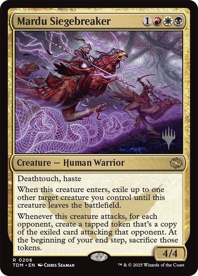 Mardu Siegebreaker (Promo Pack) [Tarkir: Dragonstorm Promos] | Webway Games