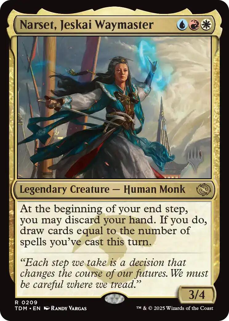 Narset, Jeskai Waymaster (Promo Pack) [Tarkir: Dragonstorm Promos] | Webway Games