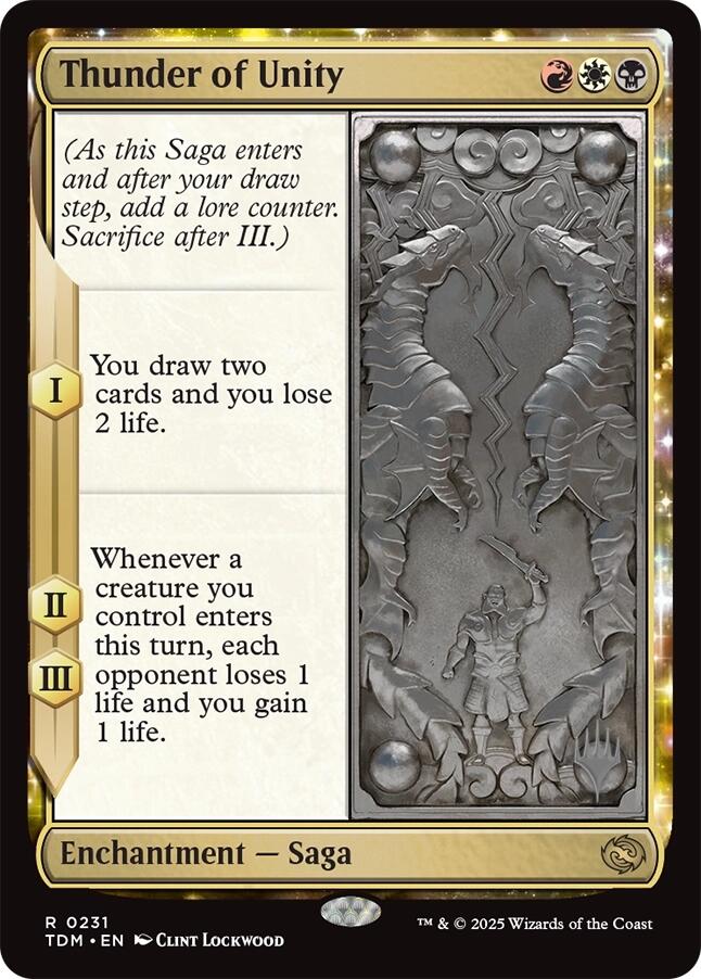 Thunder of Unity (Promo Pack) [Tarkir: Dragonstorm Promos] | Webway Games