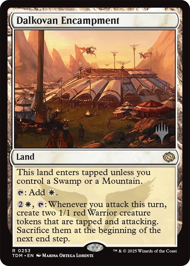 Dalkovan Encampment (Promo Pack) [Tarkir: Dragonstorm Promos] | Webway Games