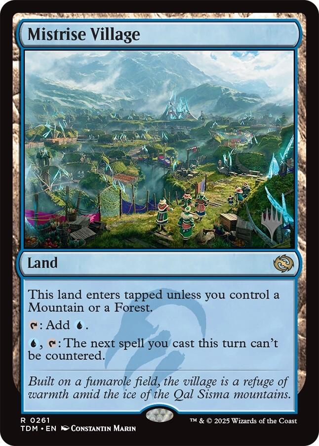 Mistrise Village (Promo Pack) [Tarkir: Dragonstorm Promos] | Webway Games