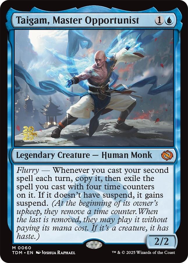 Taigam, Master Opportunist [Tarkir: Dragonstorm Prerelease Promos] | Webway Games