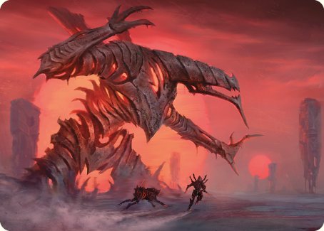 Red Sun's Zenith Art Card [Phyrexia: All Will Be One Art Series] | Webway Games