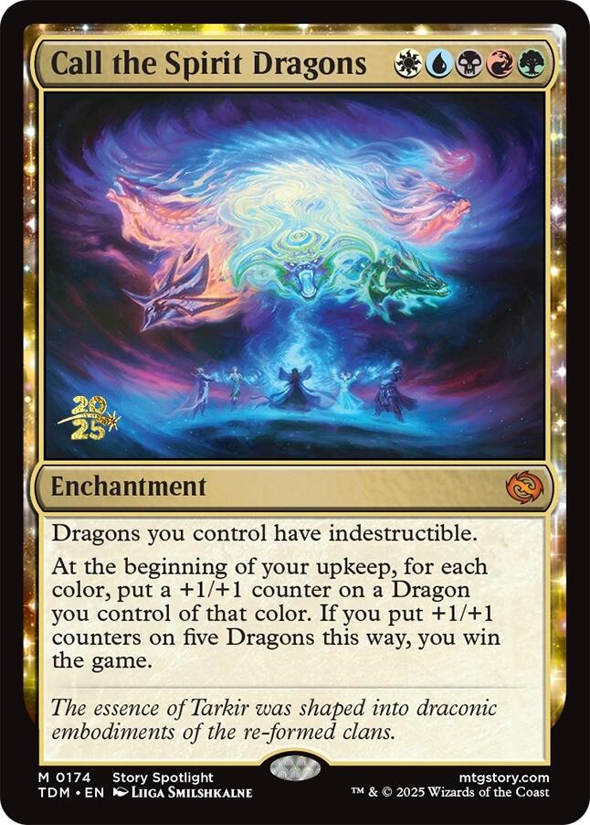 Call the Spirit Dragons [Tarkir: Dragonstorm Prerelease Promos] | Webway Games