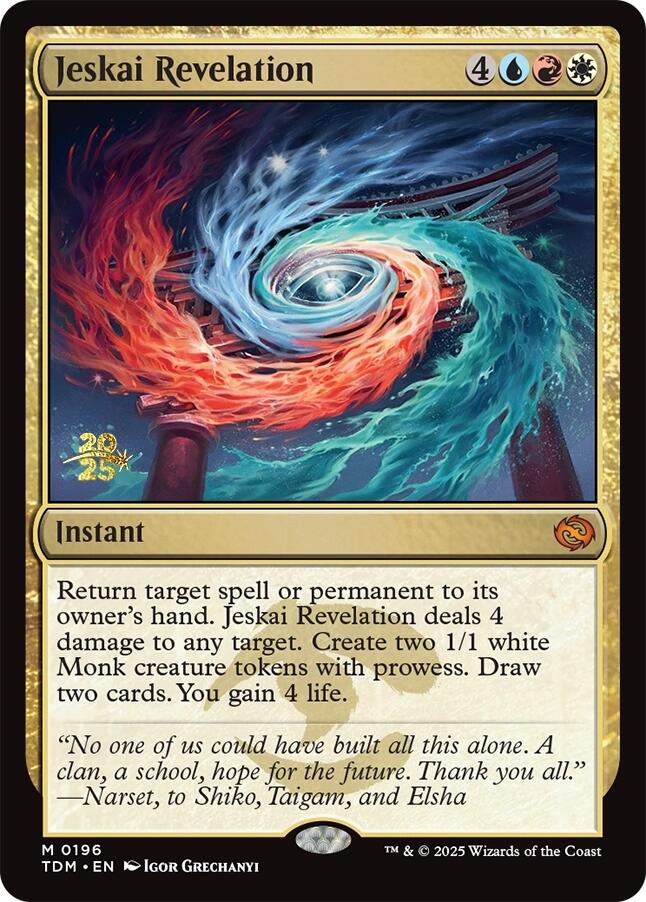 Jeskai Revelation [Tarkir: Dragonstorm Prerelease Promos] | Webway Games