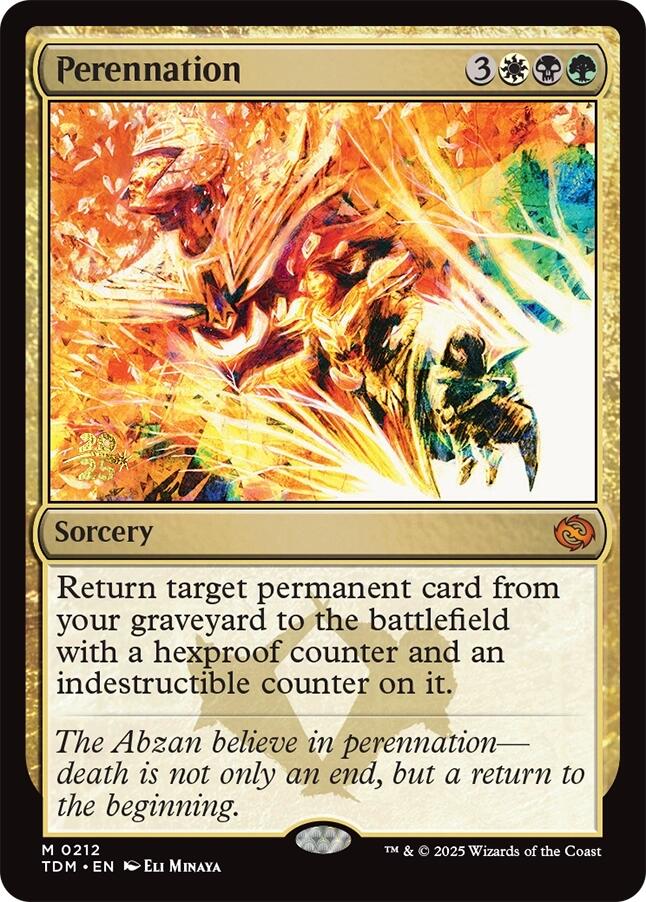 Perennation [Tarkir: Dragonstorm Prerelease Promos] | Webway Games