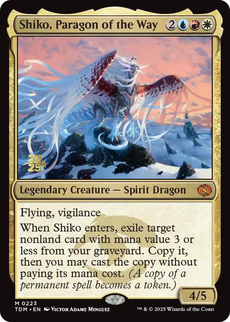 Shiko, Paragon of the Way [Tarkir: Dragonstorm Prerelease Promos] | Webway Games