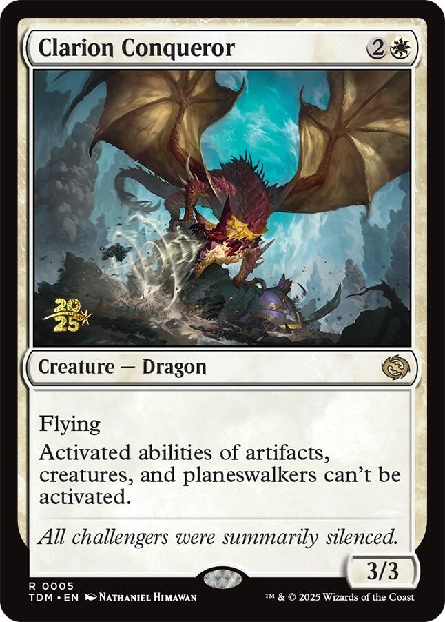 Clarion Conqueror [Tarkir: Dragonstorm Prerelease Promos] | Webway Games