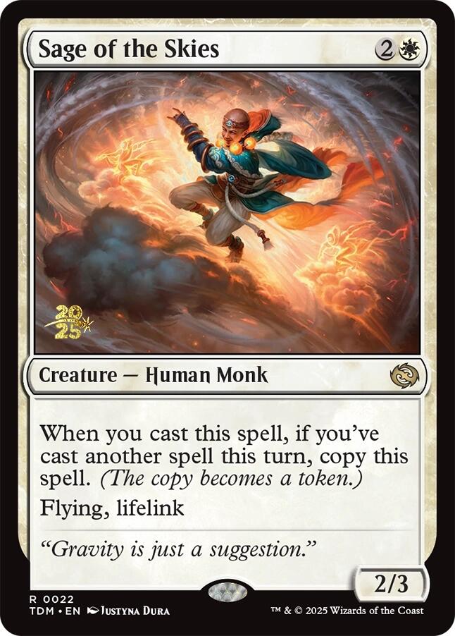 Sage of the Skies [Tarkir: Dragonstorm Prerelease Promos] | Webway Games