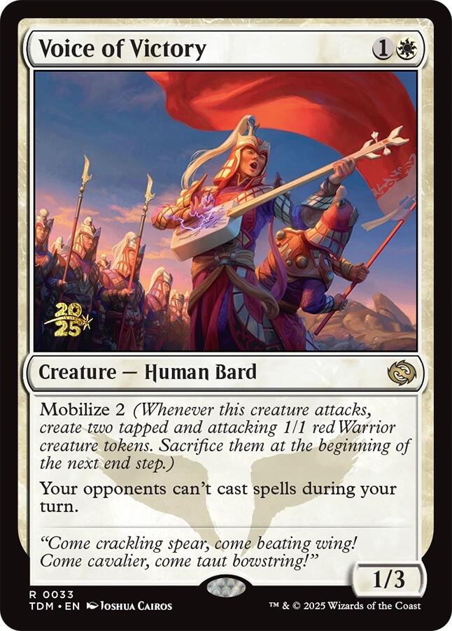 Voice of Victory [Tarkir: Dragonstorm Prerelease Promos] | Webway Games
