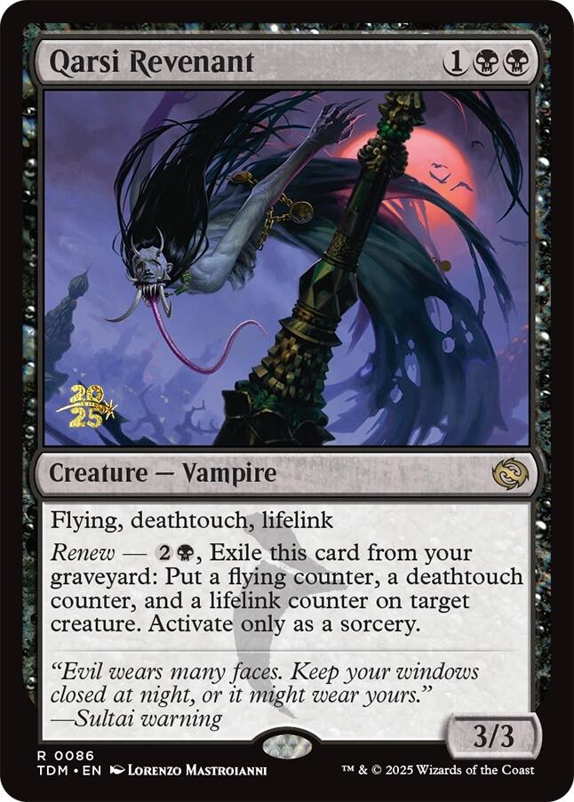 Qarsi Revenant [Tarkir: Dragonstorm Prerelease Promos] | Webway Games