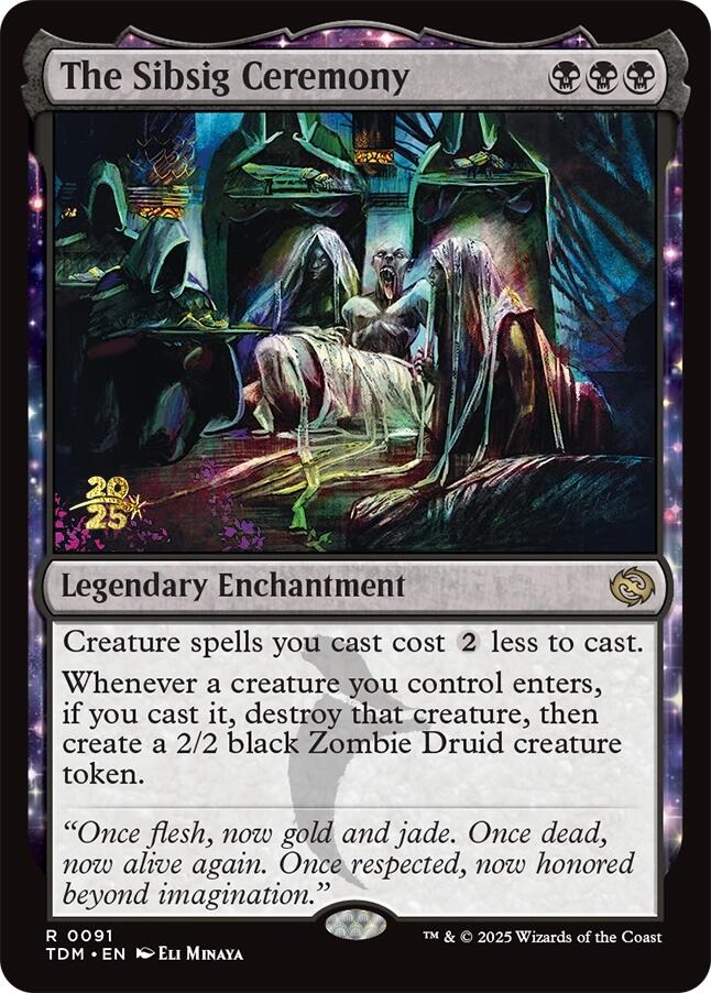 The Sibsig Ceremony [Tarkir: Dragonstorm Prerelease Promos] | Webway Games