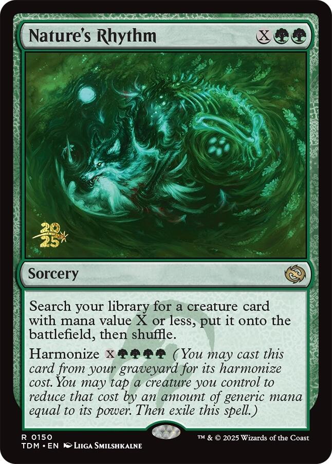 Nature's Rhythm [Tarkir: Dragonstorm Prerelease Promos] | Webway Games
