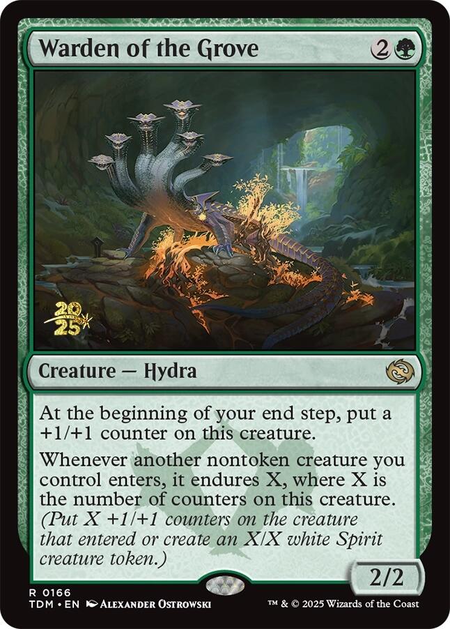 Warden of the Grove [Tarkir: Dragonstorm Prerelease Promos] | Webway Games