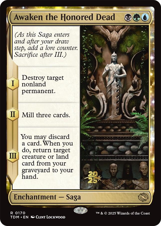 Awaken the Honored Dead [Tarkir: Dragonstorm Prerelease Promos] | Webway Games