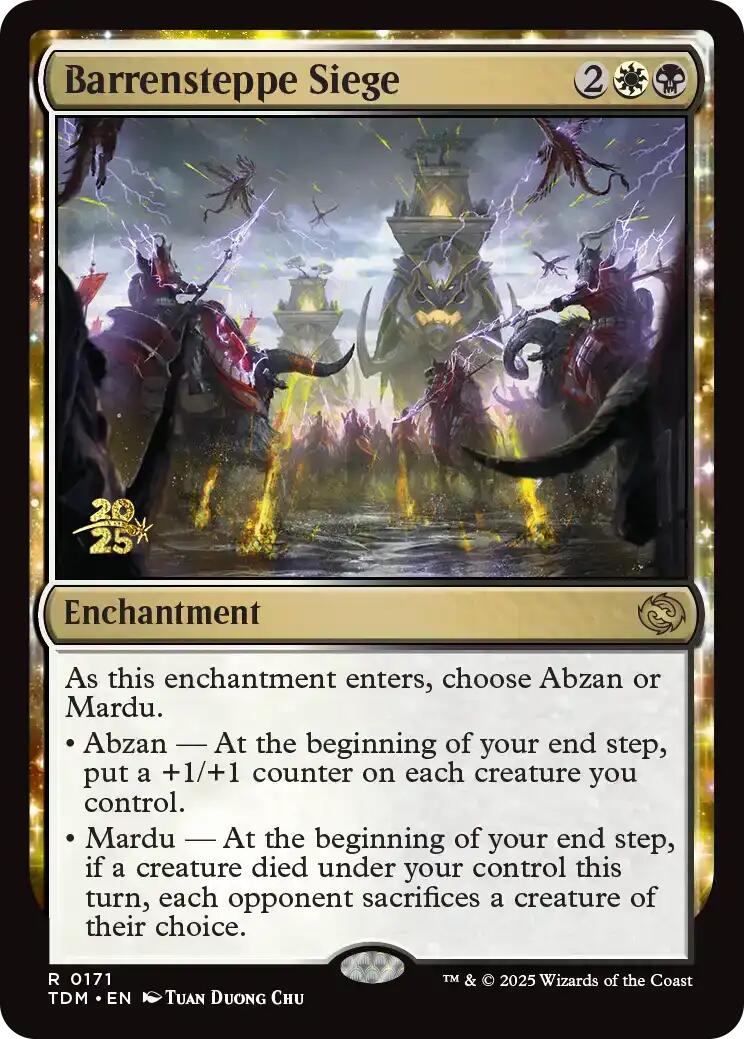 Barrensteppe Siege [Tarkir: Dragonstorm Prerelease Promos] | Webway Games
