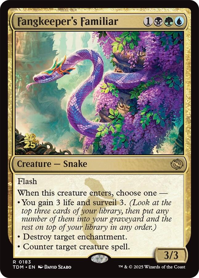 Fangkeeper's Familiar [Tarkir: Dragonstorm Prerelease Promos] | Webway Games