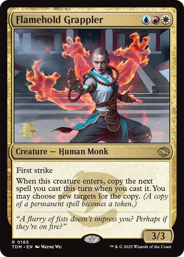 Flamehold Grappler [Tarkir: Dragonstorm Prerelease Promos] | Webway Games