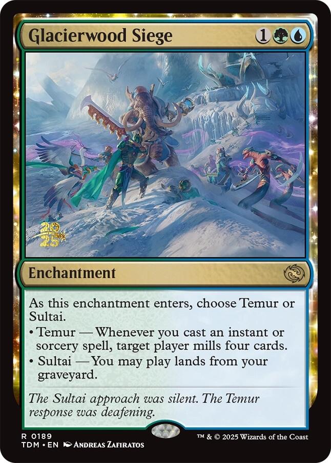 Glacierwood Siege [Tarkir: Dragonstorm Prerelease Promos] | Webway Games