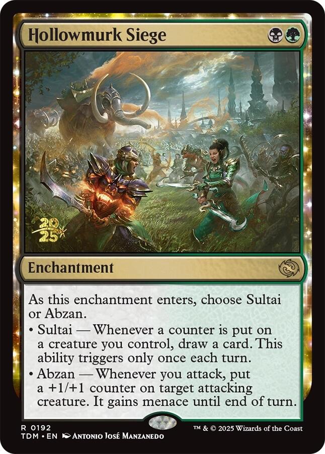 Hollowmurk Siege [Tarkir: Dragonstorm Prerelease Promos] | Webway Games