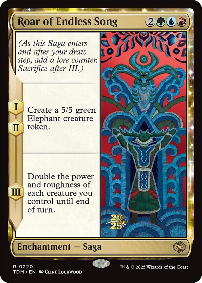 Roar of Endless Song [Tarkir: Dragonstorm Prerelease Promos] | Webway Games