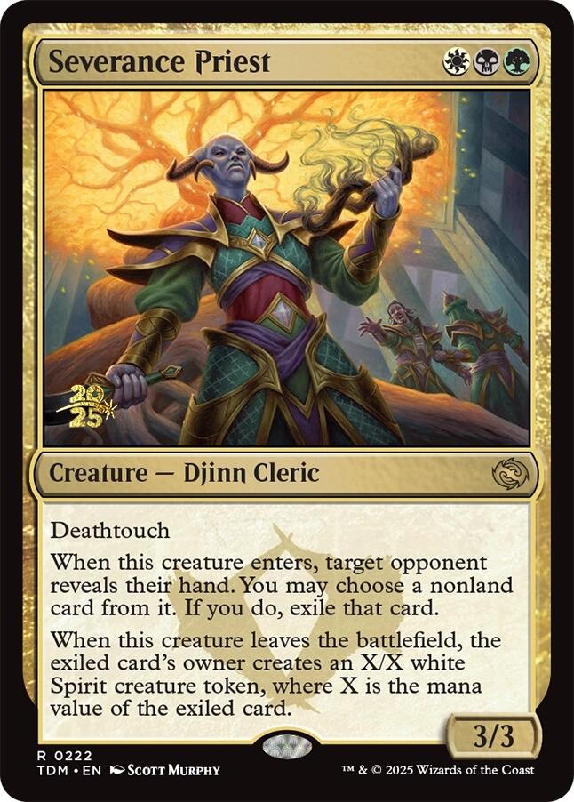 Severance Priest [Tarkir: Dragonstorm Prerelease Promos] | Webway Games