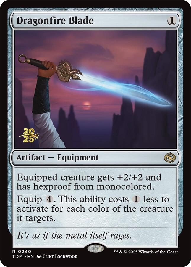 Dragonfire Blade [Tarkir: Dragonstorm Prerelease Promos] | Webway Games