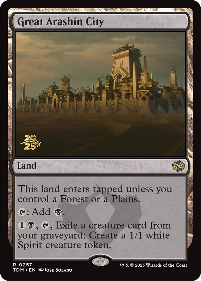 Great Arashin City [Tarkir: Dragonstorm Prerelease Promos] | Webway Games