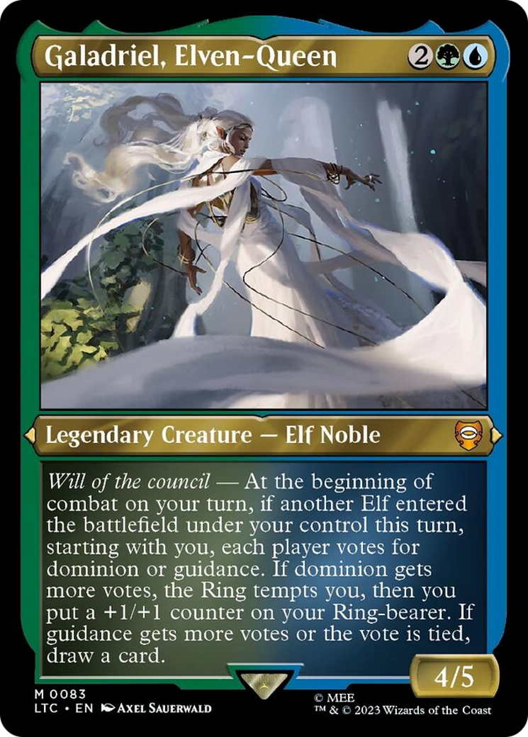 Galadriel, Elven-Queen (Display Commander) [The Lord of the Rings: Tales of Middle-Earth Commander] | Webway Games