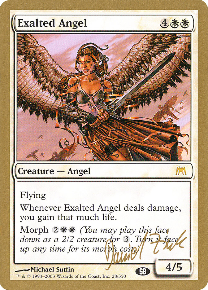 Exalted Angel (Daniel Zink) (SB) [World Championship Decks 2003] | Webway Games