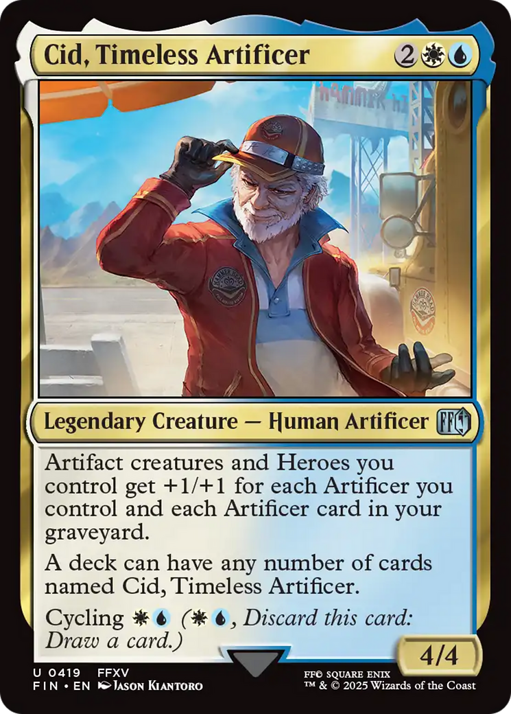 Cid, Timeless Artificer (0419) [FINAL FANTASY] | Webway Games