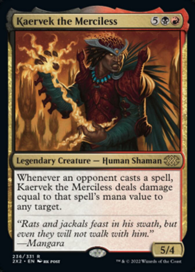 Kaervek the Merciless [Double Masters 2022] | Webway Games