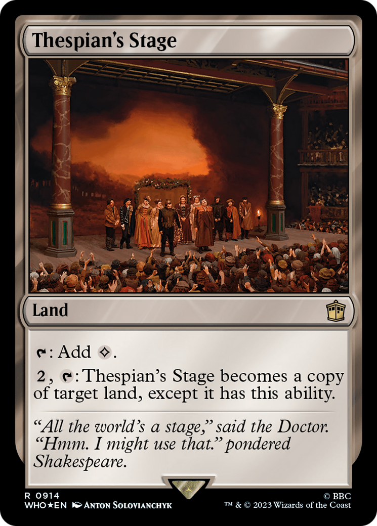 Thespian's Stage (Surge Foil) [Doctor Who] | Webway Games