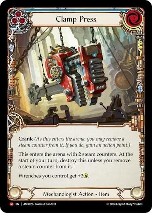 Clamp Press [AMX026] (Armory Deck: Maxx Nitro) | Webway Games