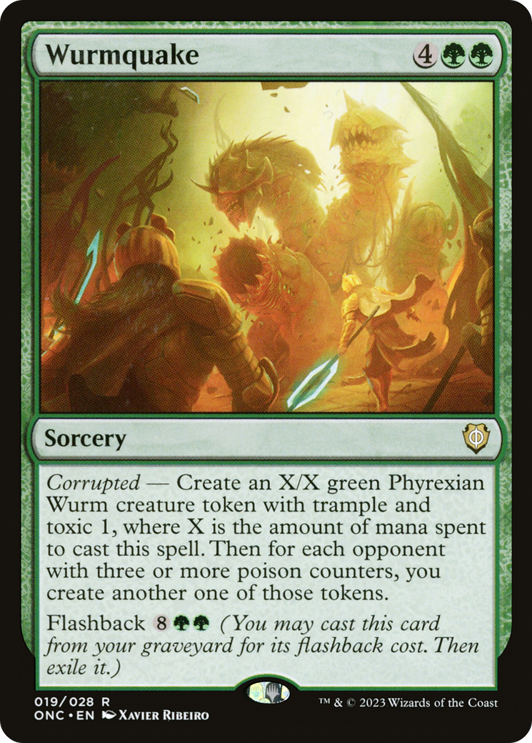 Wurmquake [Phyrexia: All Will Be One Commander] | Webway Games