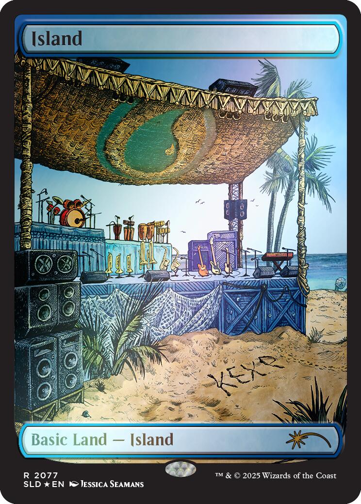 Island (2077) (Rainbow Foil) [Secret Lair Drop Series] | Webway Games
